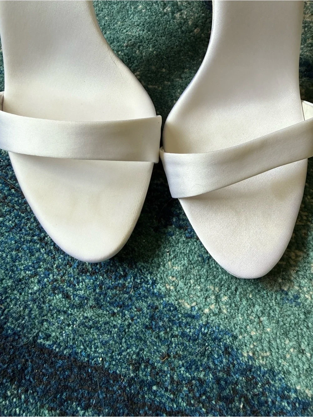 Jeffrey Campbell Go-Getter Slingback Heels, White Satin, US W7